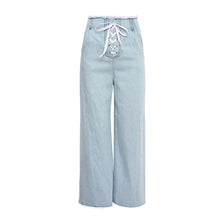 Load image into Gallery viewer, 2019 New Brand Women's Wear Pants Urban Leisure Broad-legged Jeans 88731