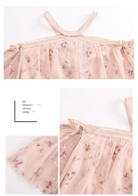 Load image into Gallery viewer, Summer 2019 New Brand Sexy Chic Lady Embroidered Chiffon Dress 69238