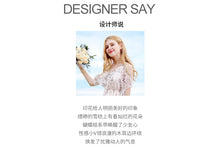 Load image into Gallery viewer, 2018 Summer new fashion women's vcollar a dress print skirt chic lady chiffon dress 69231