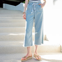 Load image into Gallery viewer, 2019 New Brand Women's Wear Pants Urban Leisure Broad-legged Jeans 88731