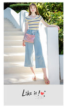 Load image into Gallery viewer, 2019 New Brand Women's Wear Pants Urban Leisure Broad-legged Jeans 88731