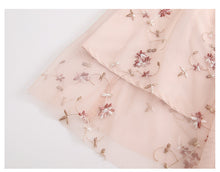 Load image into Gallery viewer, Summer 2019 New Brand Sexy Chic Lady Embroidered Chiffon Dress 69238