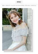 Load image into Gallery viewer, 2009 New Women's Wear Temperament Famous Chiffon Blouse 58958