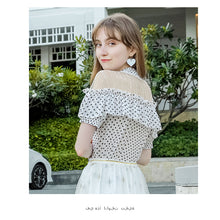 Load image into Gallery viewer, 2009 New Women's Wear Temperament Famous Chiffon Blouse 58958
