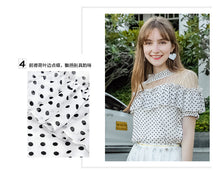Load image into Gallery viewer, 2009 New Women's Wear Temperament Famous Chiffon Blouse 58958