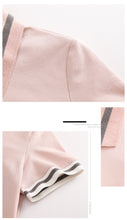 Load image into Gallery viewer, 2019 new brand women's fashion lapel a dress temperament lady knitted dress 69260
