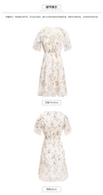Load image into Gallery viewer, 2018 Summer new fashion women's vcollar a dress print skirt chic lady chiffon dress 69231