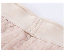 Load image into Gallery viewer, 2009 New Brand Female Garment Mesh Stitching A-shaped Skirt Fresh and Sweet Lace Half-length Skirt 28578