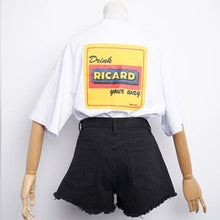 Load image into Gallery viewer, "End of season clearance 28 yuan does not return and does not change" embroidered denim shorts female Korean version of burr black hot pants 629