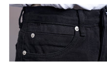 Load image into Gallery viewer, "End of season clearance 28 yuan does not return and does not change" embroidered denim shorts female Korean version of burr black hot pants 629