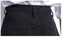 Load image into Gallery viewer, "End of season clearance 28 yuan does not return and does not change" embroidered denim shorts female Korean version of burr black hot pants 629