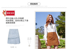 Load image into Gallery viewer, 2019 Autumn new brand women's wear lapel long-sleeve shirt temperament light cooked OL women's shirt 58900
