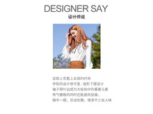 Load image into Gallery viewer, 2019 Autumn new brand women's wear lapel long-sleeve shirt temperament light cooked OL women's shirt 58900