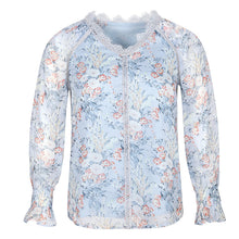 Load image into Gallery viewer, 2019 Autumn New Women's Wear 2018 Autumn Women's Printed Little Shirt Lady Snow Spinning Shirt 59032