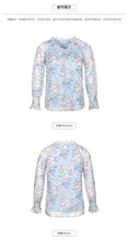 Load image into Gallery viewer, 2019 Autumn New Women's Wear 2018 Autumn Women's Printed Little Shirt Lady Snow Spinning Shirt 59032