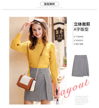 Load image into Gallery viewer, 2018 new brand women's wear Korean version a skirt urban casual skirt 28623