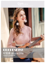 Load image into Gallery viewer, 2018 Autumn new women's fashion lace collar collared skirt sweet hundred knit dress 78993