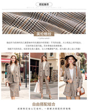 Load image into Gallery viewer, 2019 Autumn new boutique women's single-breasted splice pattern a dress retro dress 28633