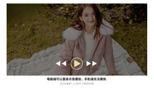 Load image into Gallery viewer, 2018 New Brand Ladies'Collar, Short Zipper Cotton Clothes, Ladies' Plush Jacket 97091