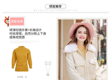 Load image into Gallery viewer, 2018 New Brand Ladies'Collar, Short Zipper Cotton Clothes, Ladies' Plush Jacket 97091