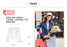 Load image into Gallery viewer, 2018 Autumn Women's coat temperament wool coat 97110