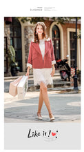 Load image into Gallery viewer, 2018 new brand women's dress lamb wool short wool overcoat lady wool overcoat lady 97055