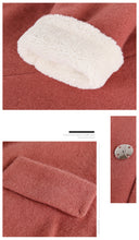 Load image into Gallery viewer, 2018 new brand women's dress lamb wool short wool overcoat lady wool overcoat lady 97055