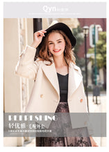 Load image into Gallery viewer, 2018 Autumn Women's coat temperament wool coat 97110