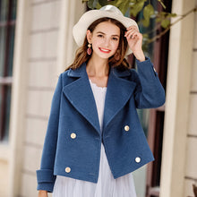 Load image into Gallery viewer, 2018 Autumn Women's coat temperament wool coat 97110