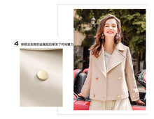 Load image into Gallery viewer, 2018 Autumn Women's coat temperament wool coat 97110