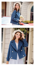 Load image into Gallery viewer, 2018 Autumn Women's coat temperament wool coat 97110