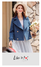 Load image into Gallery viewer, 2018 Autumn Women's coat temperament wool coat 97110