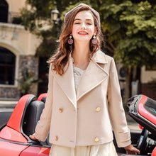 Load image into Gallery viewer, 2018 Autumn Women's coat temperament wool coat 97110