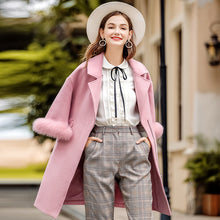 Load image into Gallery viewer, 2018 New brand women's thickened coat coat fox fur coat 97065