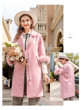 Load image into Gallery viewer, 2018 New brand women's thickened coat coat fox fur coat 97065