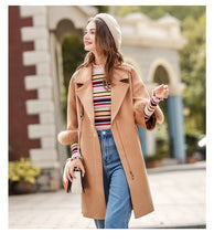 Load image into Gallery viewer, 2018 New brand women's thickened coat coat fox fur coat 97065