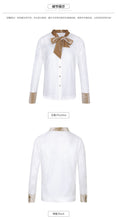 Load image into Gallery viewer, 2019 Spring new women's velvet butterfly bow dot shirt celebrity temperament everywhere lace shirt 58838