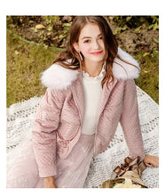 Load image into Gallery viewer, 2018 New Brand Ladies'Collar, Short Zipper Cotton Clothes, Ladies' Plush Jacket 97091