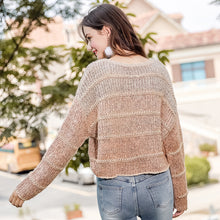 Load image into Gallery viewer, Fall 2018 New Fashion Women's Dresses Lazy Wind Pullovers Sweet Small Fresh Loose Knitwear 79057