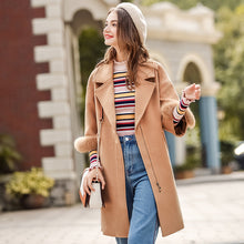 Load image into Gallery viewer, 2018 New brand women's thickened coat coat fox fur coat 97065