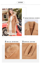 Load image into Gallery viewer, 2018 New brand women's thickened coat coat fox fur coat 97065