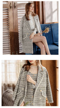 Load image into Gallery viewer, 2018 Autumn and Winter New Boutique Women's Coat Swirl Spindle Little Fragrance Coat Temperance Light Cooked Ladies 'Coat 97127