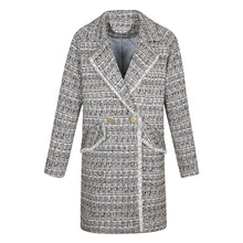 Load image into Gallery viewer, 2018 Autumn and Winter New Boutique Women's Coat Swirl Spindle Little Fragrance Coat Temperance Light Cooked Ladies 'Coat 97127