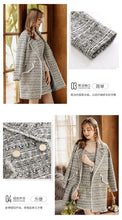 Load image into Gallery viewer, 2018 Autumn and Winter New Boutique Women's Coat Swirl Spindle Little Fragrance Coat Temperance Light Cooked Ladies 'Coat 97127