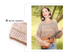 Load image into Gallery viewer, Fall 2018 New Fashion Women's Dresses Lazy Wind Pullovers Sweet Small Fresh Loose Knitwear 79057