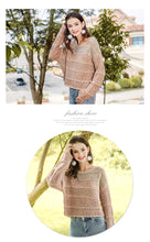 Load image into Gallery viewer, Fall 2018 New Fashion Women's Dresses Lazy Wind Pullovers Sweet Small Fresh Loose Knitwear 79057