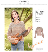 Load image into Gallery viewer, Fall 2018 New Fashion Women's Dresses Lazy Wind Pullovers Sweet Small Fresh Loose Knitwear 79057
