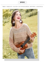 Load image into Gallery viewer, Fall 2018 New Fashion Women's Dresses Lazy Wind Pullovers Sweet Small Fresh Loose Knitwear 79057