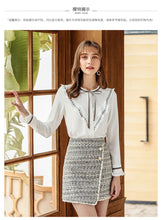 Load image into Gallery viewer, 2018 Autumn new boutique women's dress leader hundred with a down shirt temperament lady shirt female 58919