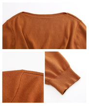 Load image into Gallery viewer, 2018 New brand women's round collar 100 wearing lean sweater urban casual sweater 79067